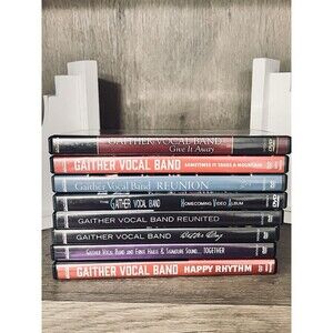 Bill & Gloria Gaither Gospel lot of 8 DVDs Vocal Band Singing Christian Music